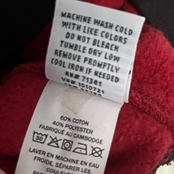 L.L.Bean X Peanuts Snoopy Hoodie Buffalo Plaid Pullover Sweatshirt Men Large - Picture 8 of 16